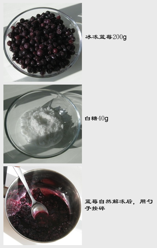 蓝莓酱的做法